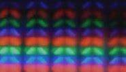 Extreme close-up of LCD pixels is mesmerizing, educational