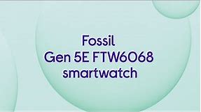 Fossil Gen 5E FTW6068 Smartwatch - Rose Gold, Mesh Strap - Product Overview