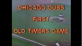 WGN Channel 9 - Chicago Cubs -"Cubs Old Timers vs. Hall of Famers" (Complete Broadcast, 6/25/1977) 📺