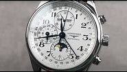 Longines Master Complete Calendar Chronograph L2.773.4.78.3 Longines Watch Review