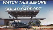 Solar Carport Buying Guide And Tips | Things To Look Out For