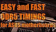 Easily improve your DDR5 XMP's performance // for ASUS motherboards