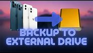 Backup & Restore iPhone External Drive (Part 1&2)