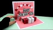 Happy New Year Card 2024 | How To Make New Year POPUP Greeting Card