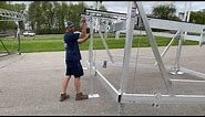 Boat Lift Crane for Boat Lift/ Pontoon Hoist Installation, Leg Leveling Adjustments, Go Over Seawall