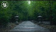 Virtual Bamboo Grove | UE5 [4K]