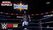 WWE 2K18 - AJ Styles vs. John Cena: WWE Championship | Royal Rumble (2017)