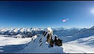 Beautiful and Amazing Aerial Footages of Snowy Mountains - Sleep and Relax Music Screensaver