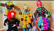 All 2022 Clown Animatronics from Spirit Halloween