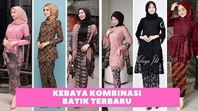 Model Gaun Kebaya Batik Modern
