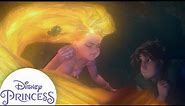 Rapunzel's Glowing Escape With Flynn | Tangled | Disney Princess