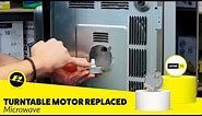How to Replace a Microwave Oven Turntable Motor