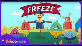 Fall Freeze Dance - The Kiboomers Preschool Movement Songs for Circle Time