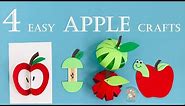 Apple Craft Ideas for Kids | 3D Apple Crafts | Paper Craft | Easy Kids Craft | Back to School Crafts