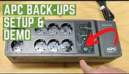 APC Back-UPS 650VA Unboxing & Getting Started | NAS Shutdown Demo