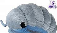 12.6 Inch Insect Isopod Plush Cute Realistic Pill Bug Stuffed Animal Rolly Polly Plush for Kids to Cuddle, Play and Companion