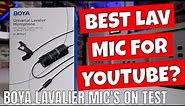 Boya BY M1 Pro II MK2 vs M1S vs M1 Pro Which Lavalier Mic Is Best For YouTube?