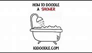 How to Draw a Shower and Bathtub (drawing tips)