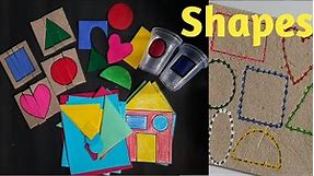 Shapes Activities for preschool | Name of Shapes for kindergarten| Shapes |