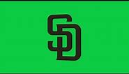 San Diego Padres Baseball Team ​Logo on a Green Screen | FREE HD GreenScreen (No copyright)