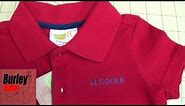 How To Hoop and Embroider Names on a Small Polo Shirt