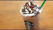 Starbucks Double Chocolate Chip Frappuccino | 4 ingredients