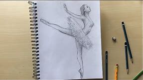 Drawing tutorial HOW TO DRAW A BALLERINA, with Natalka Barvinok. Lesson #17