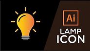 How to Create Lamp Icon in Illustrator CC 2015/2017