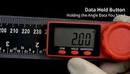 Proster LCD Digital Angle Finder Ruler 300mm