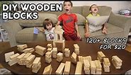 Make Your Own Wooden Blocks - DIY