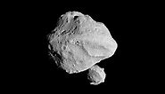 Lucy’s first binary asteroid flyby: Dinkinesh and its satellite