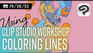 3 Ways to Color Line Art! | Dadotronic