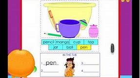 Kindergarten English worksheets - use of 'in'