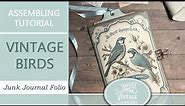 Vintage Birds Folio | Tutorial | Junk Journal Printables from Sweet Vintage Prints