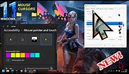 Windows 11 RGB | How to Change Your Mouse Pointer Color and Size | Chroma and Rainbow Cursors
