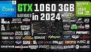 GTX 1060 3GB Test in 60 Games in 2024