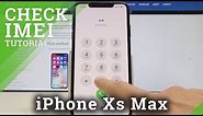 How to Check IMEI on iPhone Xs Max - Find Serial Number of iPhone Xs Max