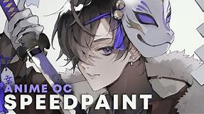 [OC Speedpaint] 2021 Anime character illustration - Clip Studio Paint