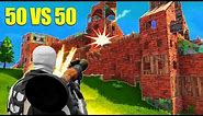 The BIGGEST 50 v 50 Fight! *NEW* Fortnite GameMode!