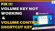 How to Create Volume Control Shortcut Key if Volume Key Not Working for Any Laptop and PC
