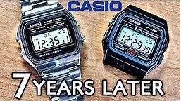 CASIO Vintage Watch Review (7 YEARS LATER) - Model F91W & A158W