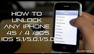 How To Unlock iPhone 4S / 4 / 3GS iOS 5 - SAM Method
