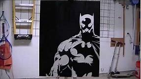 Batman Stencil Experiment