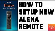 How To Setup Pair New Fire TV Alexa Remote Control with Firestick Fire TV