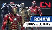 IRON MAN All Unlockable Skins & Outfits Marvel's Avengers Showcase
