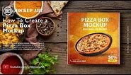 How to create a Pizza box mockup| Photoshop Mockup Tutorial