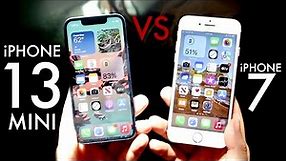 iPhone 13 Mini Vs iPhone 7! (Comparison) (Review)