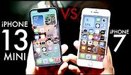 iPhone 13 Mini Vs iPhone 7! (Comparison) (Review)