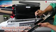How to Set up and Connect Panasonic SC- HTB100 Soundbar To TV With HDMI ARC