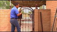 How to measure and install your new Wrought Iron Gate